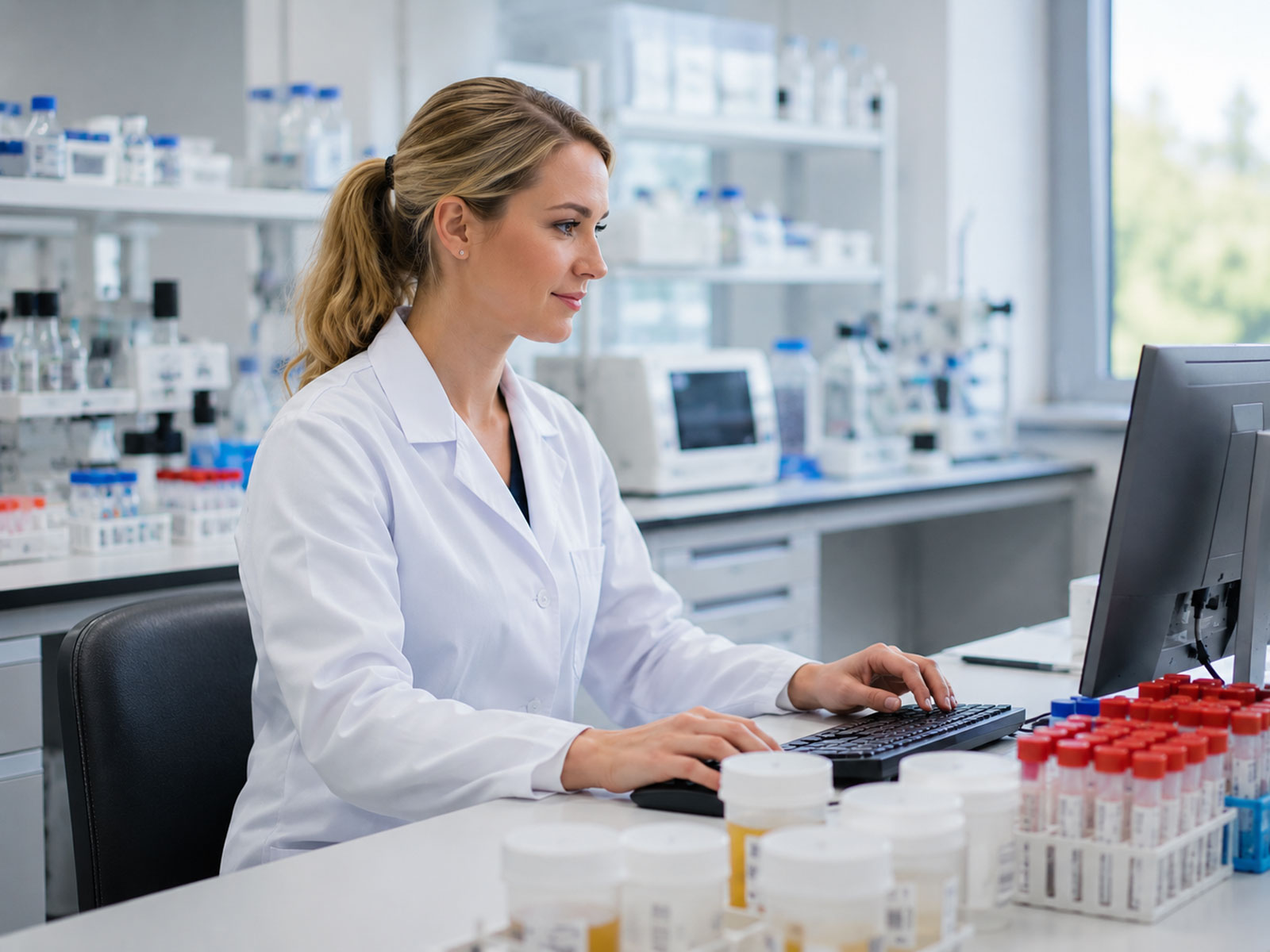 Modernes Labor bei CARE diagnostica