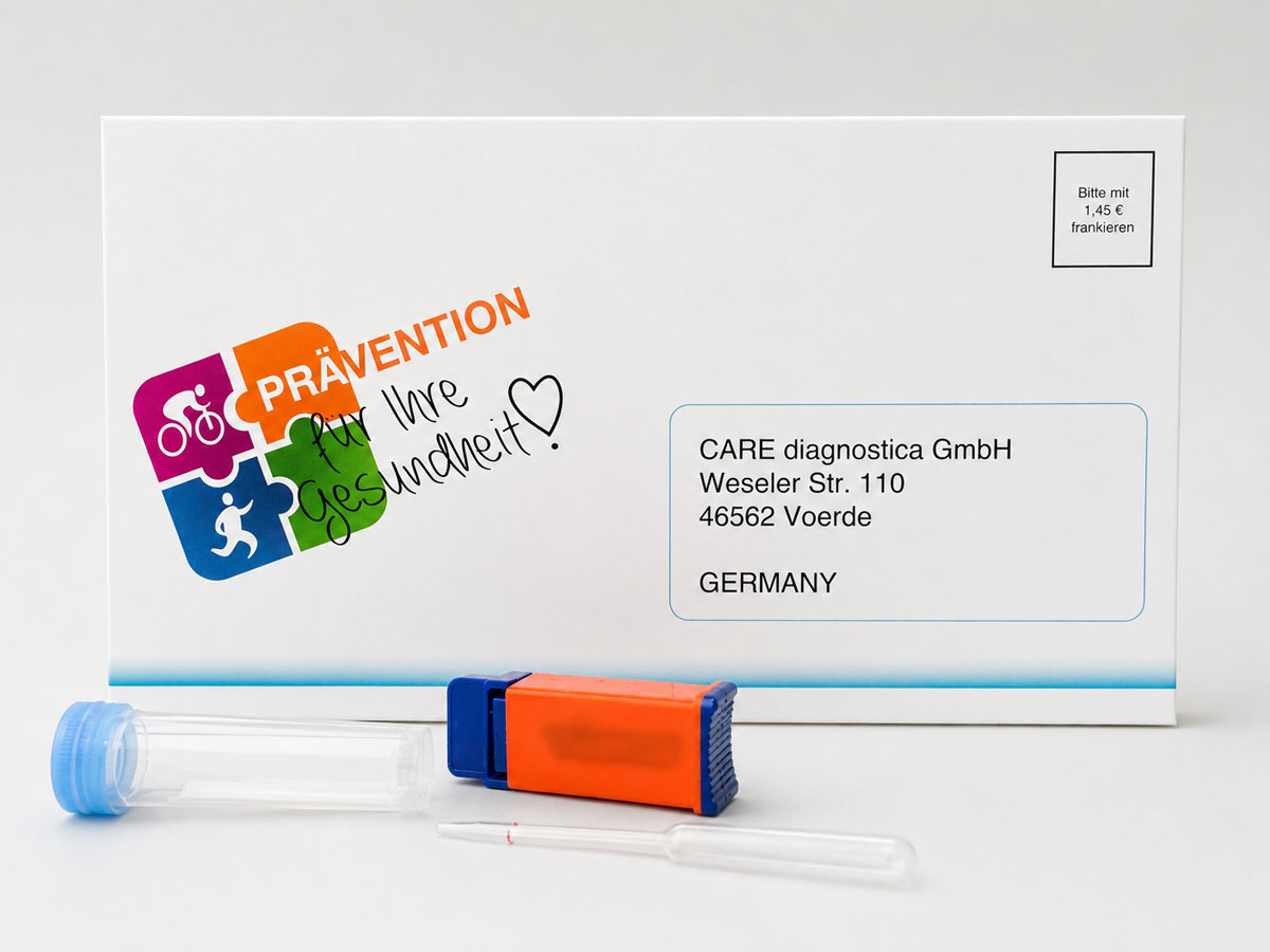 CARE Diabetes-Testset zur Bestimmung des HbA1c-Langzeitblutzuckers