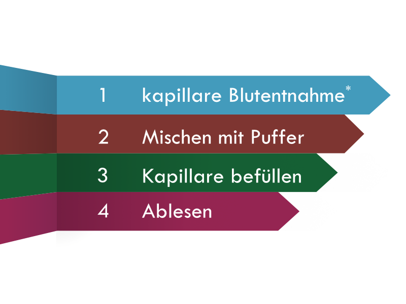 4 Schritte zum Salzbluttest